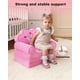 thumbnail image 2 of Sofá Infantil Plegable Silla Princesa Rosa, 2 of 7