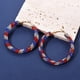 thumbnail image 4 of Pendientes NLCAC de 5 cm con strass rojo, blanco y azul, 4 of 7