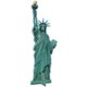thumbnail image 1 of Estatua de la Libertad de Nueva York en 3D, taxi Beistle, pieza central, 1 of 2