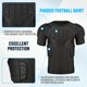 thumbnail image 4 of Camiseta de fútbol surlim con protectores acolchados de costillas y compresión, 4 of 7