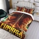 thumbnail image 3 of Mad Max Furiosa Conjunto de sábanas temático, trío de piezas, cómodo y amigable con la piel, diseño único, regalo de decoración para el hogar para familiares, amigos y fans,140cm *210cm, 3 of 6