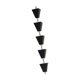thumbnail image 4 of Bajantes De Repuesto Para Techos De Exteriores, Cobertizos De Jardín, Cadena De Lluvia De 100cm Para Canalones, Forma Trapezoidal, 4 of 5