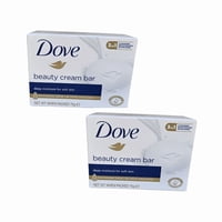 Pack 2 Jabónes Dove En Barra Beauty Cream 75G Limpieza E Hidratación