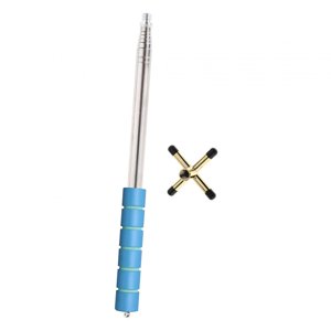 Ioensy - Palo De Billar Con Cabezal De Puente Extraíble Para Mesa De Billar, 1 Varilla, 1 Cabezal En Cruz