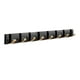 thumbnail image 3 of Perchero Montado en la pared Estante colgante de entrada Riel de gancho de metal resistente para toallas de baño Batas Otros artículos de tocador Ropa negro, 3 of 5
