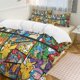 thumbnail image 3 of Comforter Set Queen Size Pokmon Panels Set with 2 Pillowcases for All SeasonsBedding Set 3pcs for Kids Boys Girls Bedroom Decor Bed Sheets, 3 of 5
