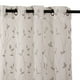 thumbnail image 1 of Set 2 Cortinas Velo Bordado Teresita 1.40 X 2.25 Gris, 1 of 2