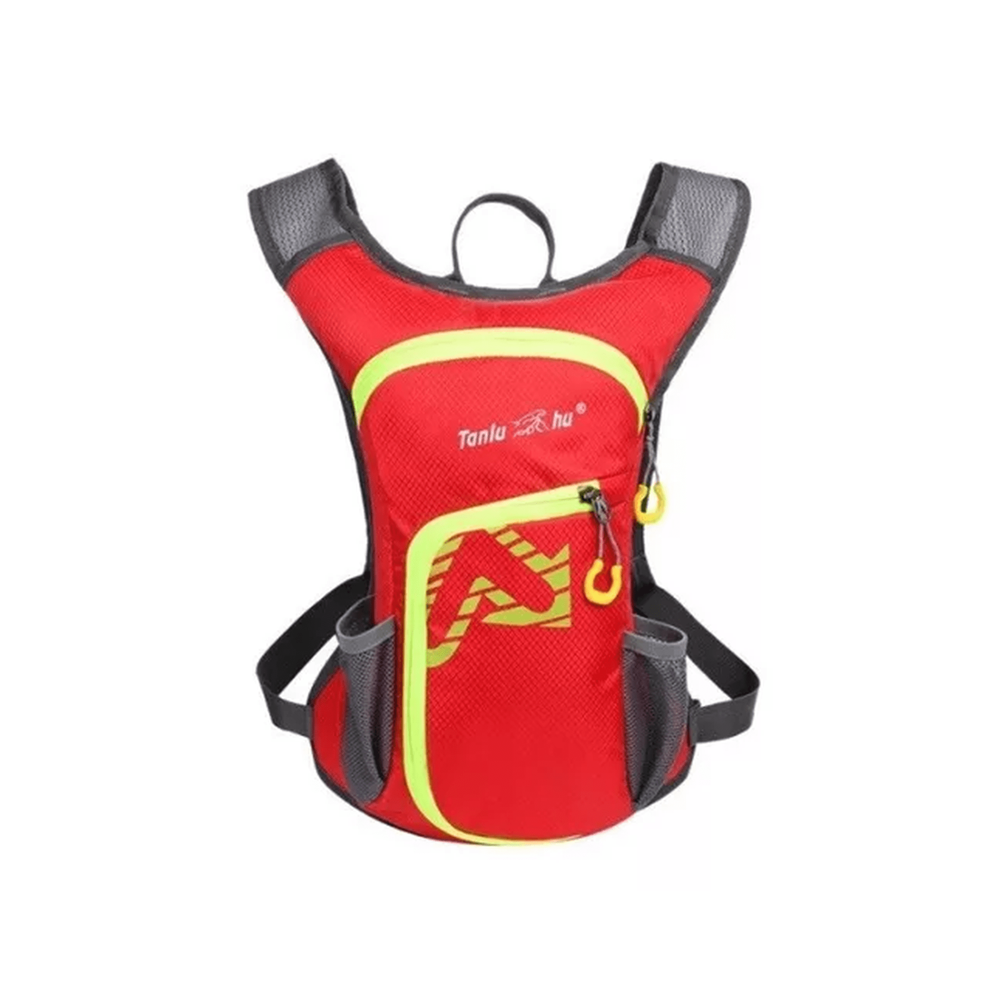 Genérico - Mochila Outdoor Trekking + Bolsa De Agua Color Rojo