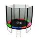 thumbnail image 1 of Cama Elástica 6ft 1.83mt soporta 160kg Malla Glowup + Escalera, 1 of 10