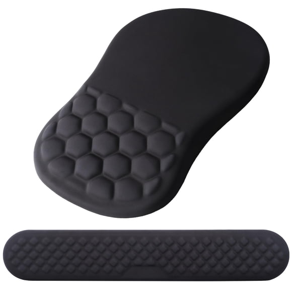 Reposamuñecas Laokiiy 2 en 1 ergonómico de espuma viscoelástica