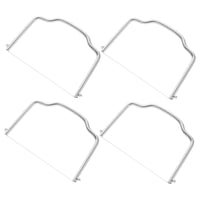 Xusx111 - 4Pcs Acero Inoxidable Rebanador De Queso Cortadores De Alambre Bloque Rebanador De Queso Fácil De Usar Rebanador De Queso De Cuchillo De Mantequilla Multipropósito