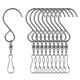 thumbnail image 1 of 10x Clips De Ganchos Giratorios En Forma De S Para Colgar Flores De Viento De Jardín/macetas, 1 of 5