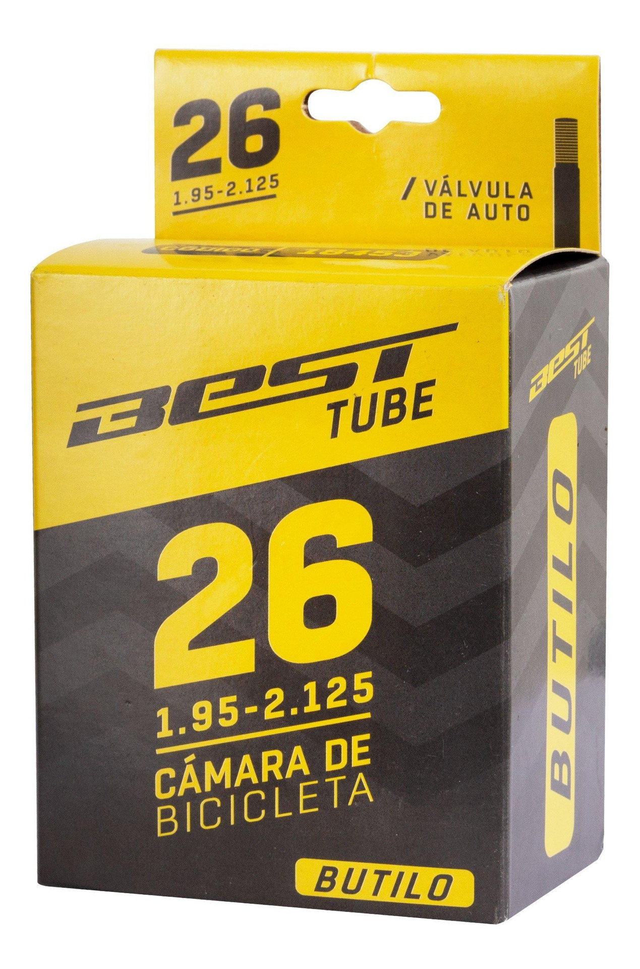 Camara Best Butilo 26 X 1.95/ 2.125 Val/Auto 48 Mm