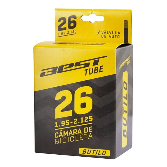 Camara Best Butilo 26 X 1.95/ 2.125 Val/auto 48 Mm