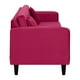 thumbnail image 3 of Sofa New Retro 3c + 2 Pouf Felpa 00 Burdeo, 3 of 6