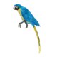 thumbnail image 5 of pluma artificial azul aves loro artesanía taxidermia arte decoración ornamento, 5 of 5