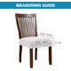 thumbnail image 3 of 2 fundas elásticas de licra para asiento de silla de comedor, fundas de cojín para sillas de cocina, extraíbles y lavables., 3 of 8