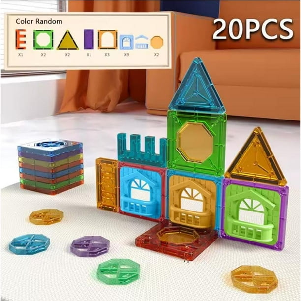 F Fityle Bloques De Construcción Acrílicos Translúcidos – Set De 30 Cubos De Colores, Juguete Educativo Sensorial Para Reconocimiento De Colores Y Coordinación