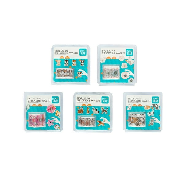Cinta Adhesiva Washi Tape Set, Producto Surtido, 1 Un
