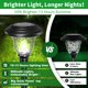 thumbnail image 3 of Luces solares para sendero BEAU JARDIN, paquete de 8, acero inoxidable, 3 of 6