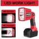 thumbnail image 2 of Linterna de 18W para Milwaukee M18 Batería de Ion de Litio de 18V, Reflector de Linterna de 1250LM con Puerto USB, Herramienta de Luz para el Lugar de Trabajo con Cabeza Pivotante de 110 Grados Lu..., 2 of 6