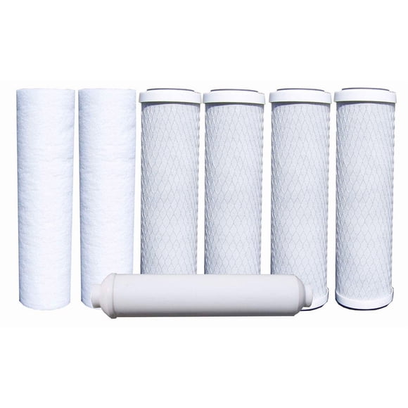 Kit de reemplazo de filtro de agua Watts Premier, paquete de 7