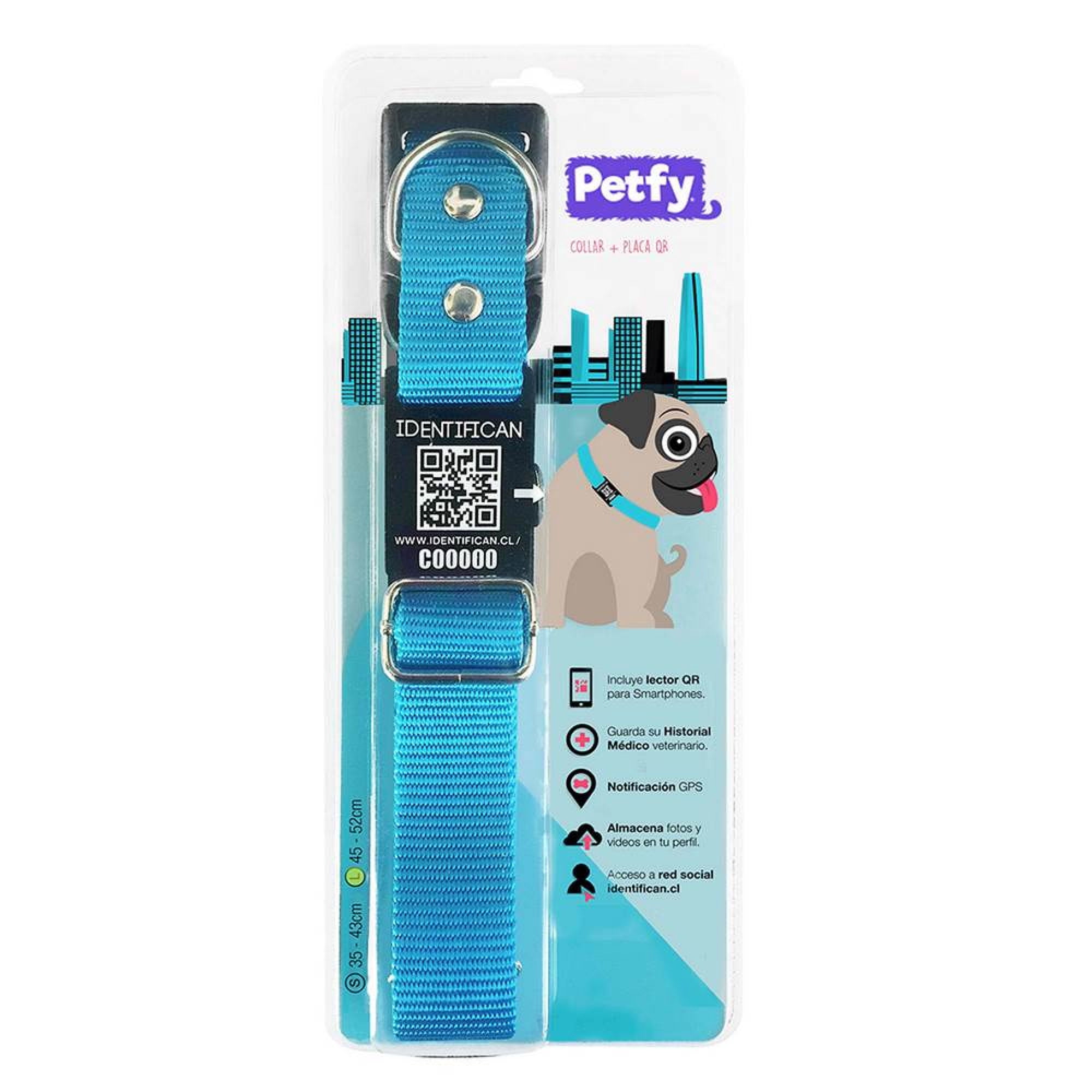 PETFY COLLAR ID RAZAS PEQUENAS..