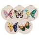 thumbnail image 1 of Kit De Bordado Para Principiantes, Patrón De Flores De Mariposa, Decoración Moderna Hecha A Mano DIY, 1 of 5