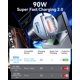 thumbnail image 3 of Cargador de coche MRGLAS 90W USB C PD45W+QC3.0 de doble puerto, 3 of 7