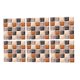 thumbnail image 4 of Calcomanía De Mosaico Para Azulejos Adhesivos, Pegatinas De Pared De Línea De Cocina, Impermeables, 4 of 5