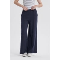 Fashionspark - Jeans Mujer Palazzo Azul Oscuro