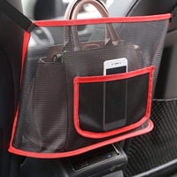Xusx111 - 2 Paquetes Soporte De Bolsillo De Bolsillo De Coche, Organizador Del Asiento Trasero Del Coche, Barandilla Trasera Para Niños Mascotas, Bolsa De Malla De Almacenamiento Del Conductor, Organi