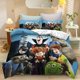 thumbnail image 1 of x792 Bed SheetsHotel Transylvania Duvet Cover Dracula Cartoon Forest Polyester Adult Gift /Bedding Set 3-Piece Bedding Set (1 Duvet Cover + 2 Pillow Shams) nj792, 1 of 5