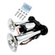 thumbnail image 5 of Kit de bocina de aire eléctrica para automóvil de 120 dB, bocinas dobles profesionales de alto rendimiento de primera calidad para furgonetas, barcos, 12 V, 5 of 5