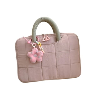 Bothyi - Funda Para Portátil Con Cierre De Cremallera Informal, Ideal Para Trabajar, Viajar Y Trabajar, Color Rosa