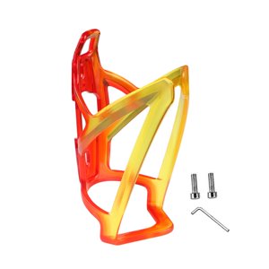Ioensy - Soporte Para Botella De Agua Para Bicicleta, Soporte Para Bebida De Agua Ultraligero, Rojo Y Amarillo