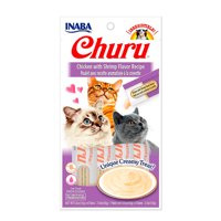 Churu - Snack Pure Gatos Pollo Camaron