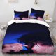 thumbnail image 1 of Close-up of Mysterious Male Right Face Themed Bedding Set Duvet Cover and Pillowcase Set Soft and Comfortable, 1 of 1
