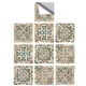 thumbnail image 1 of 10 Uds 20cm Autoadhesivo Cuadrado Pared Mosaico Azulejo Vinilo Ladrillo Pegatina Películas Tipo E, 1 of 5