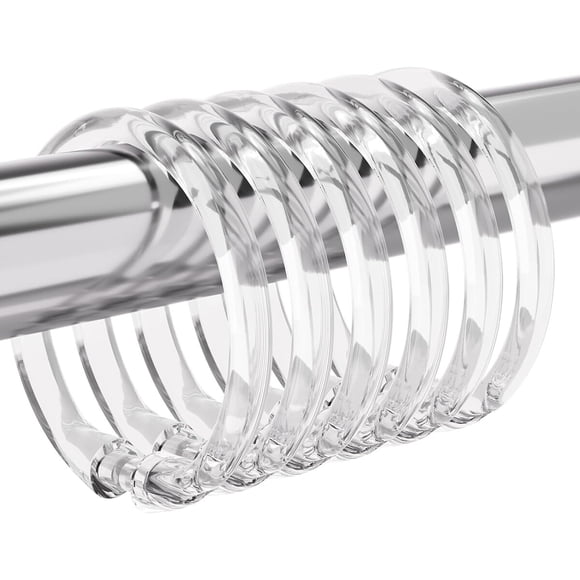 Anillos para Cortina de Baño Amazer de Plástico