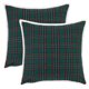 thumbnail image 2 of REGALWOVEN 2 Paquete de Fundas de Cojín a Cuadros, Fundas de Cojín Decorativas a Cuadros de Doble Cara Verde 18" x 18", 2 of 6