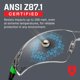 thumbnail image 5 of Gafas de seguridad NoCry, transparentes, antivaho, resistentes a los arañazos, paquete de 10, 5 of 9