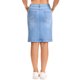 thumbnail image 3 of INSPIRE CHIC Falda de Mezclilla para Mujer Casual de Cintura Alta con Bolsillos por Encima de la Rodilla Falda Lápiz de Jean Elástica L Azul Claro, 3 of 6