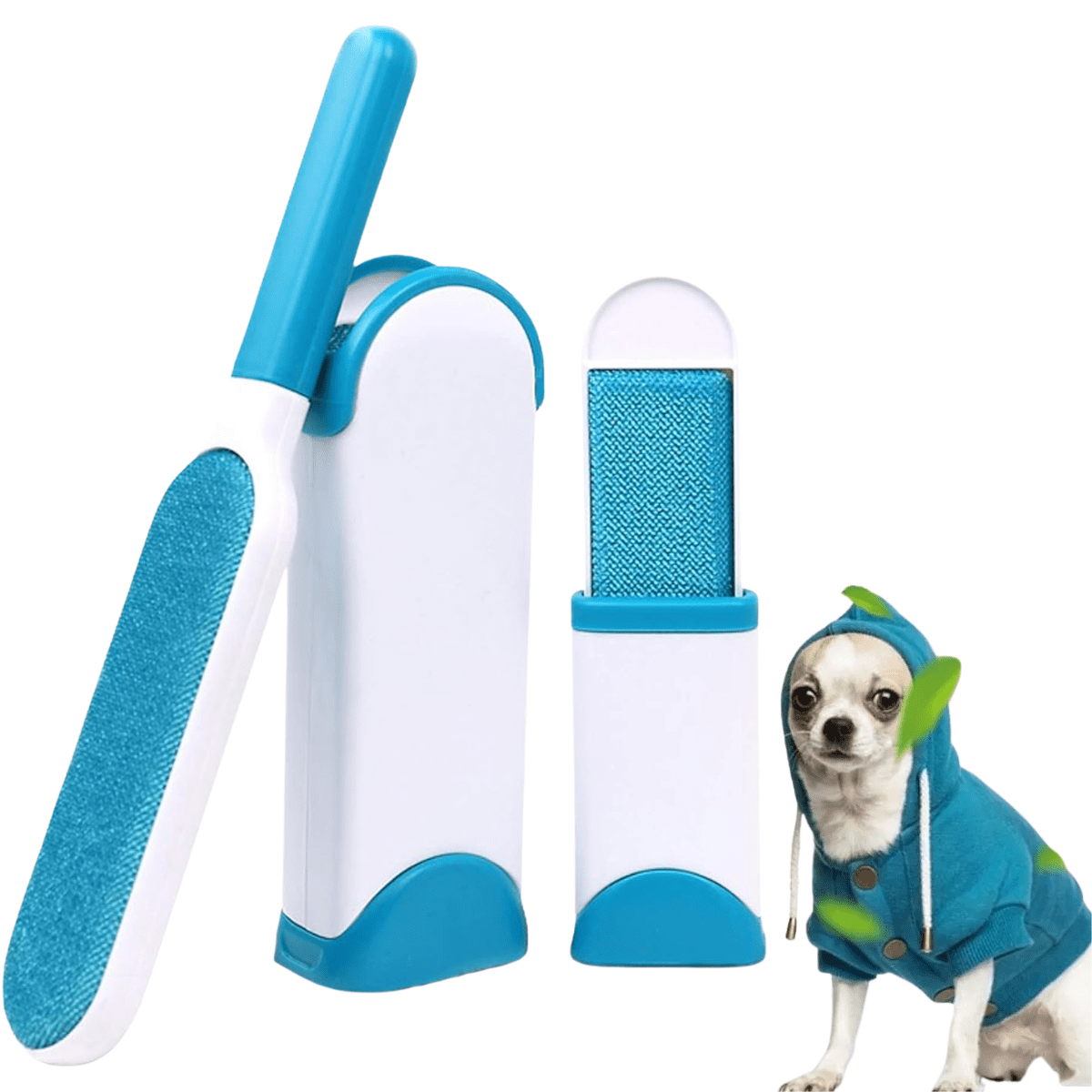 Genérica - Saca Pelusa Y Pelos Mascotas Reutilizable Base Autolimpiante