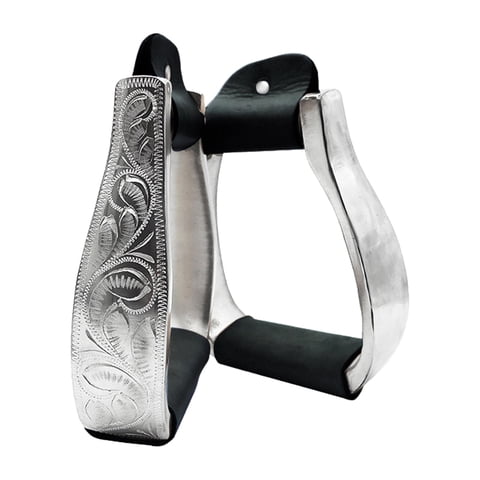 Ioensy - Estribos De Caballo Antideslizantes, Estribos De Silla De Montar Para Entrenar Entusiastas Del Aire Libre, Color Negro, 2 Uds.