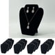 thumbnail image 1 of Expositor de Collares 7TH VELVET 12 uds Terciopelo Negro 19x21 cm, 1 of 7