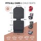 thumbnail image 4 of Protector de asiento de coche Owleys Premium Leather, impermeable, negro, 4 of 9