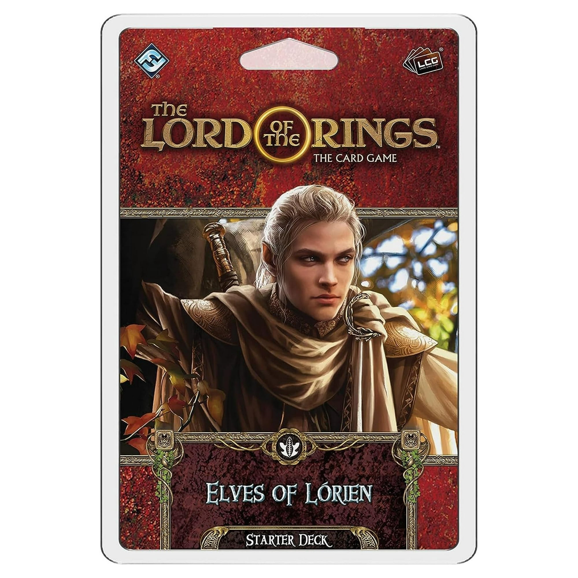 Fantasy Flight Games - Baraja De Inicio El Señor De Los Anillos Los Elfos Del Juego De Cartas