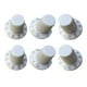 thumbnail image 5 of 6 Piezas De Interruptor De Volumen De Audio Interruptor De Perilla Giratoria Para Accesorios De Altavoces Blanco, 5 of 5
