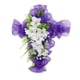thumbnail image 3 of Corona De Pascua Con Forma De Cruz, Corona De Tulipanes Para Puerta De Entrada, Corona De Flores Artificiales Para Fiestas, Flores Blancas, 3 of 5